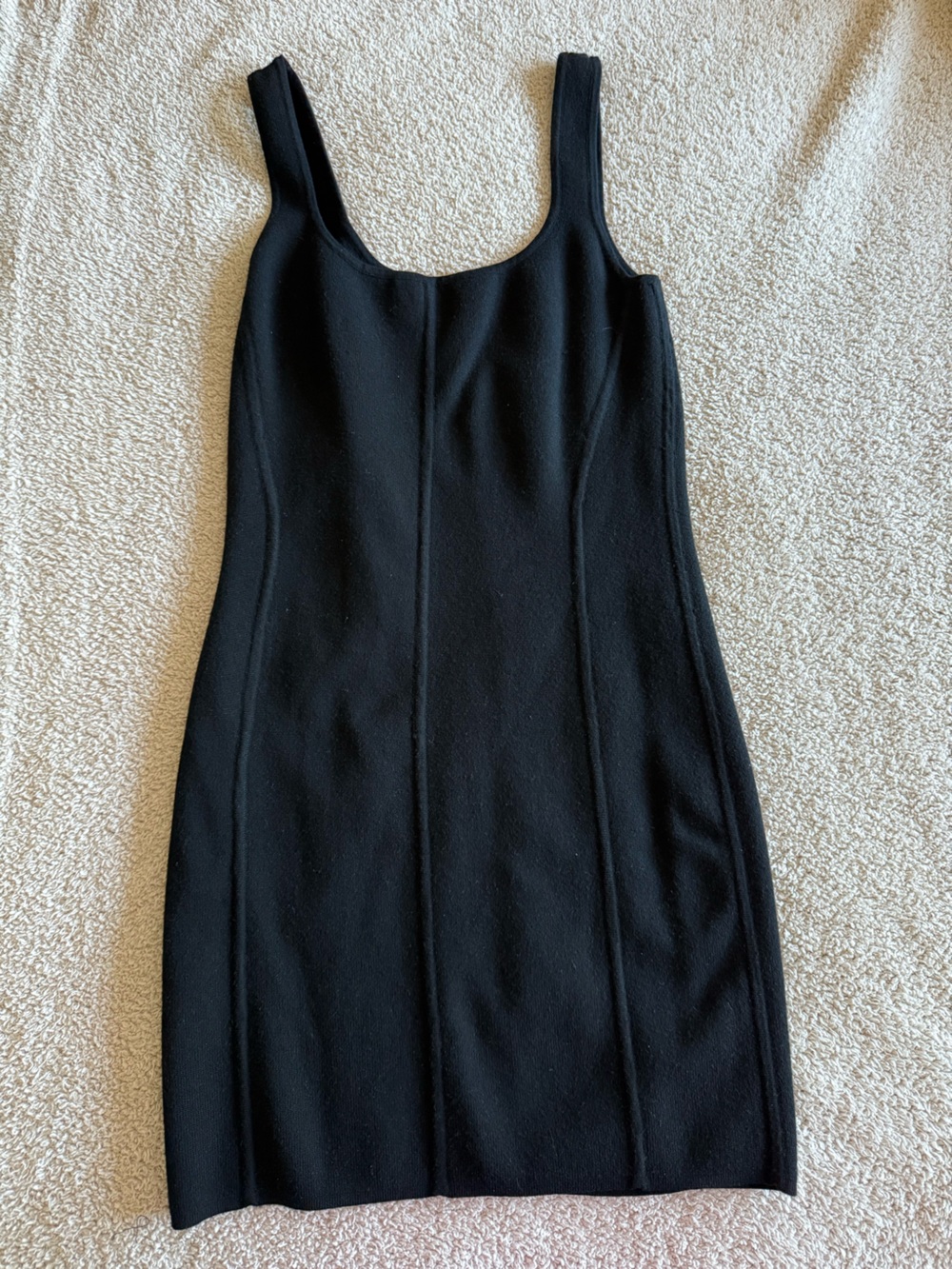 Aritzia black knit dress